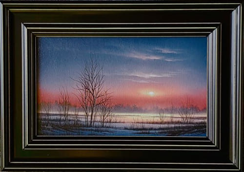 Click to view detail for Winter Sunrise 6x10 $650